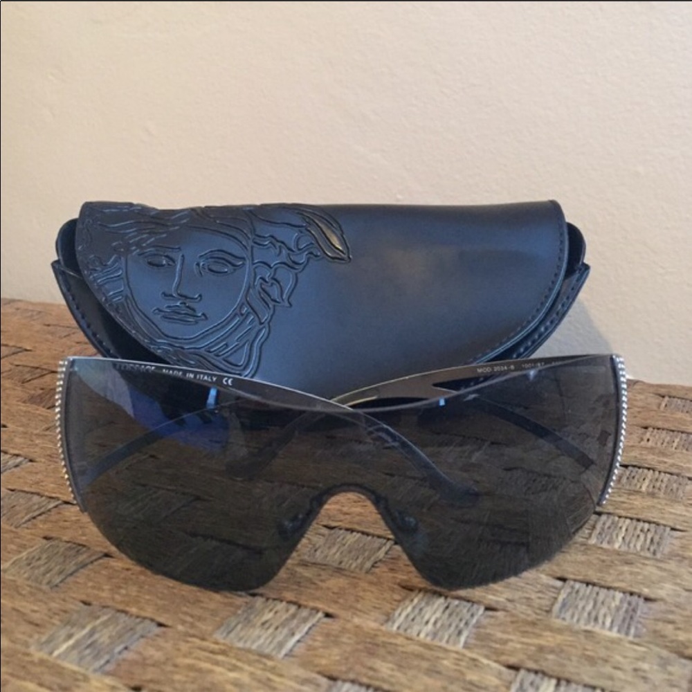 Versace Sunglasses with Rhinestones
